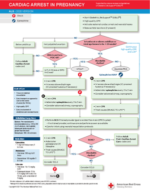 ACLS 2020: Adult Cardiac Arrest Management Guidelines - Studocu