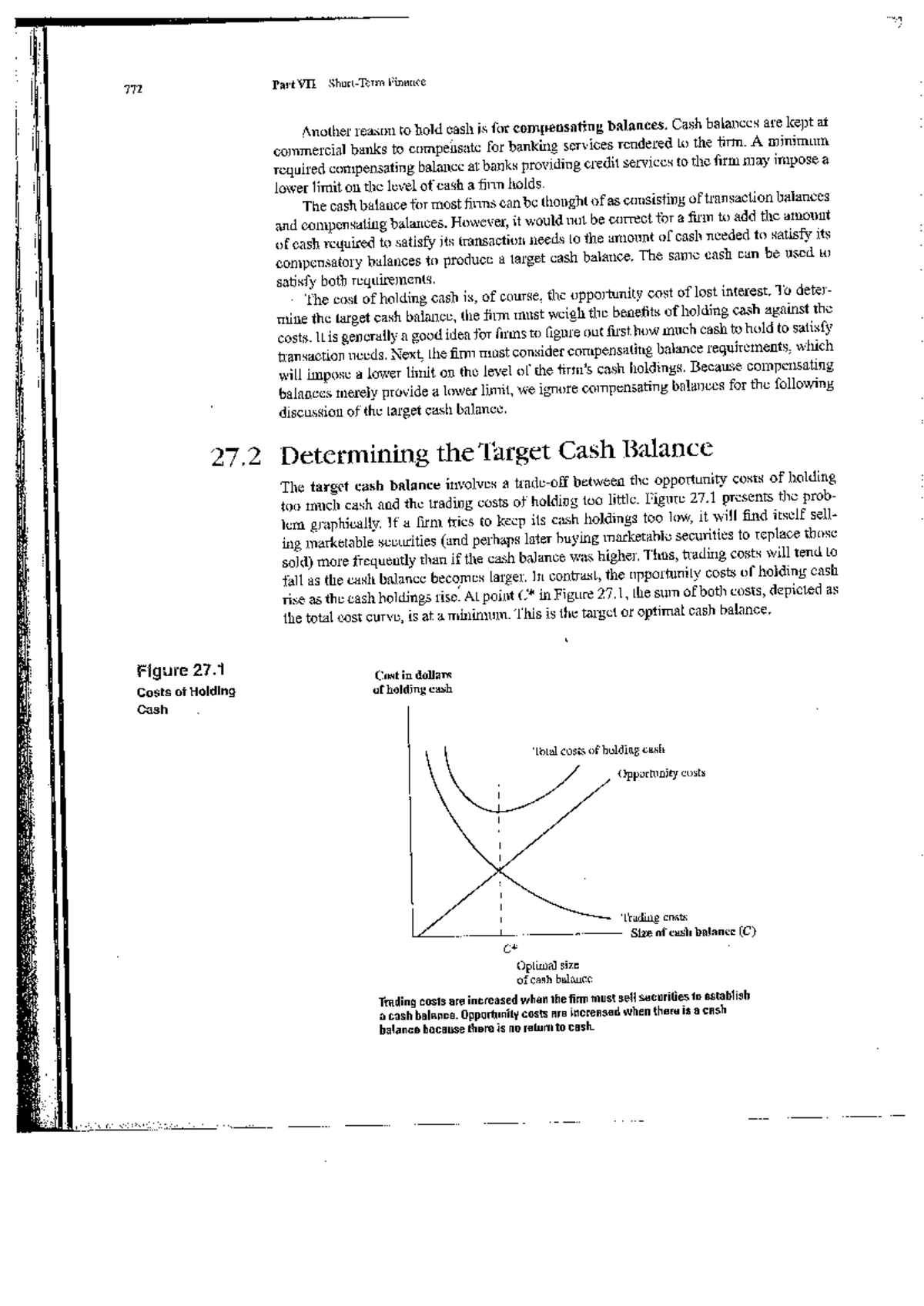 Target Cash Balance Analysis and Determination Techniques - Studocu