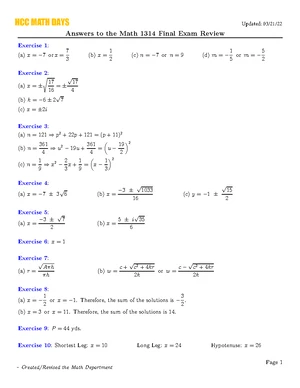 MATH101: College Algebra Notes on Symmetry and Transformations - Studocu