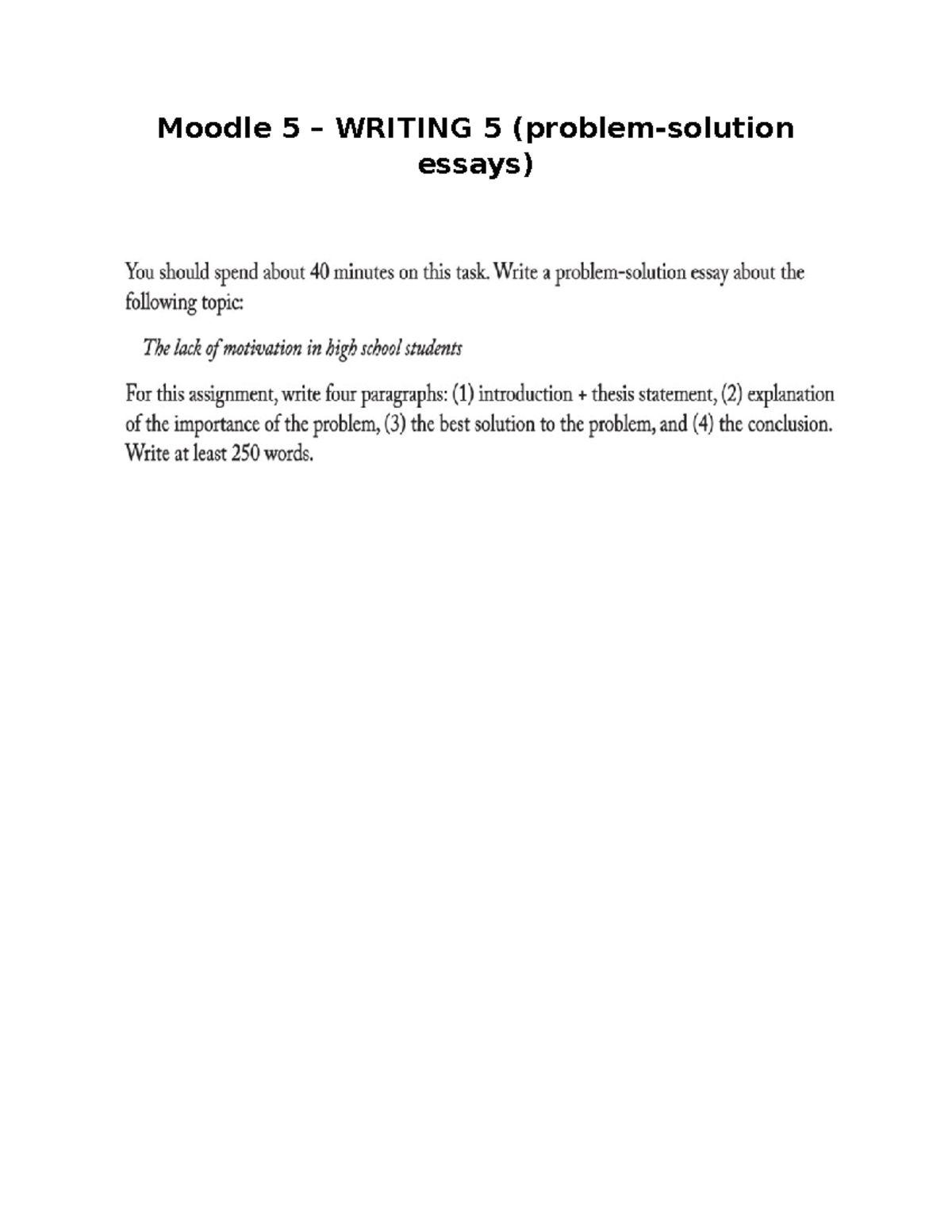 Moodle 5 Writing 5 - DDDDDDDDDDDDDD - Tổng cục giáo dục - Moodle 5 ...