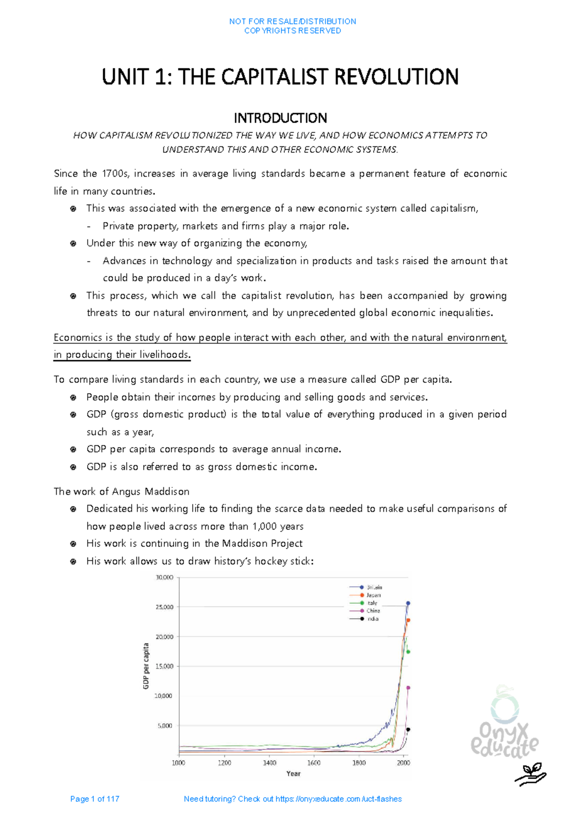 Onyx-ECO1010-Test-1-Notes-Complete - UNIT 1 : THE CAPITALIST REVOLUTION ...