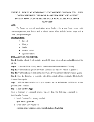 CS3401 - Algorithms lab notes and study guide - Studocu