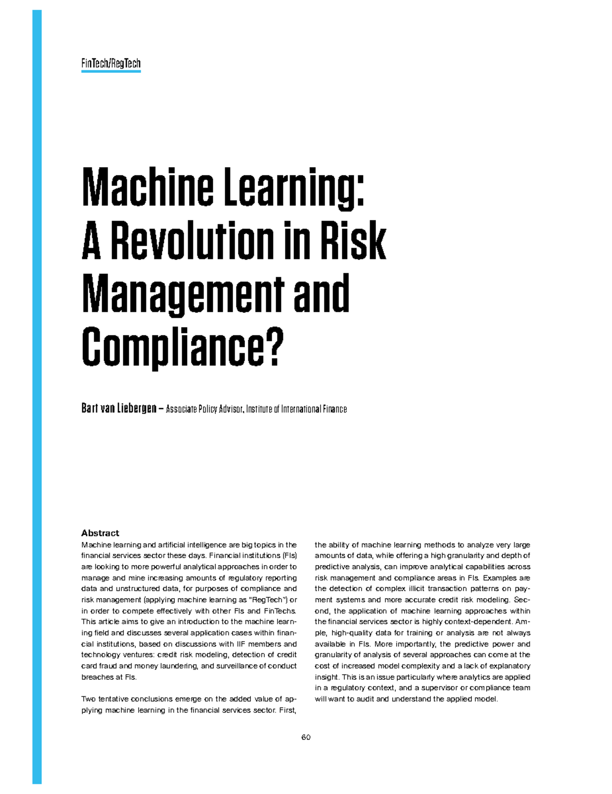 32370132 - Machine Learning Applications in Compliance & Risk Mgmt ...