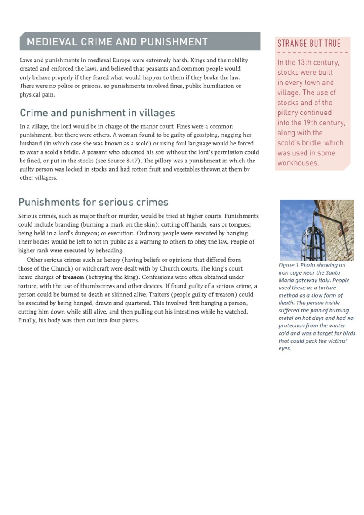 MEDIEVAL CRIME AND PUNISHMENT: A Reader on Laws and Justice - Studocu