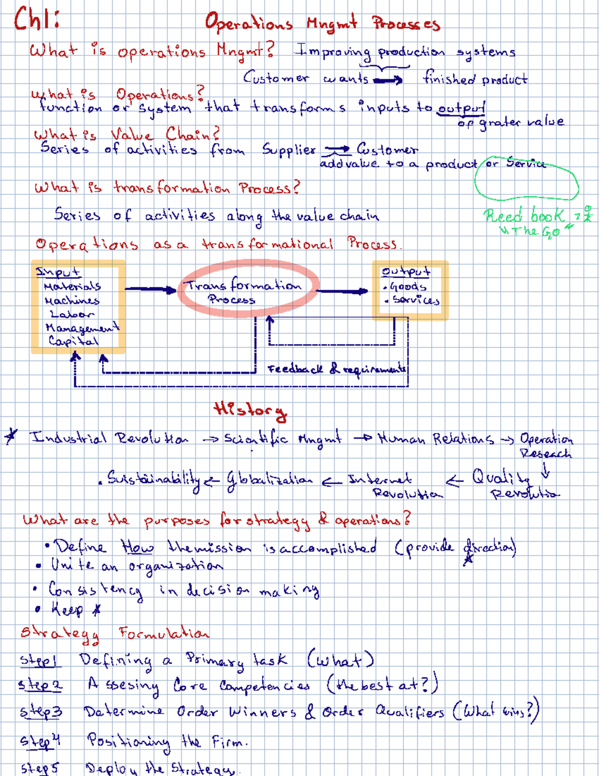 Operations Management Processes: Key Concepts and Quality Improvement ...