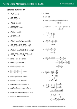 Pearson Edexcel A Level GCE in Mathematics Formulae Book - Pearson ...
