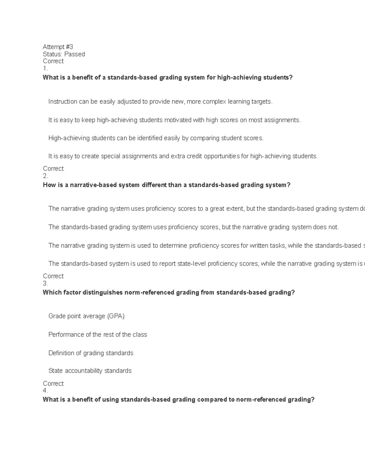 Standards based grading and assessment blueprint for educators