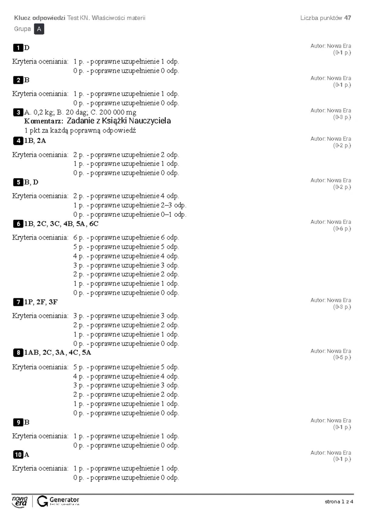 Sprawdzian Z Fizyki Atomowej Zamkor Odpowiedzi www.studocu.com