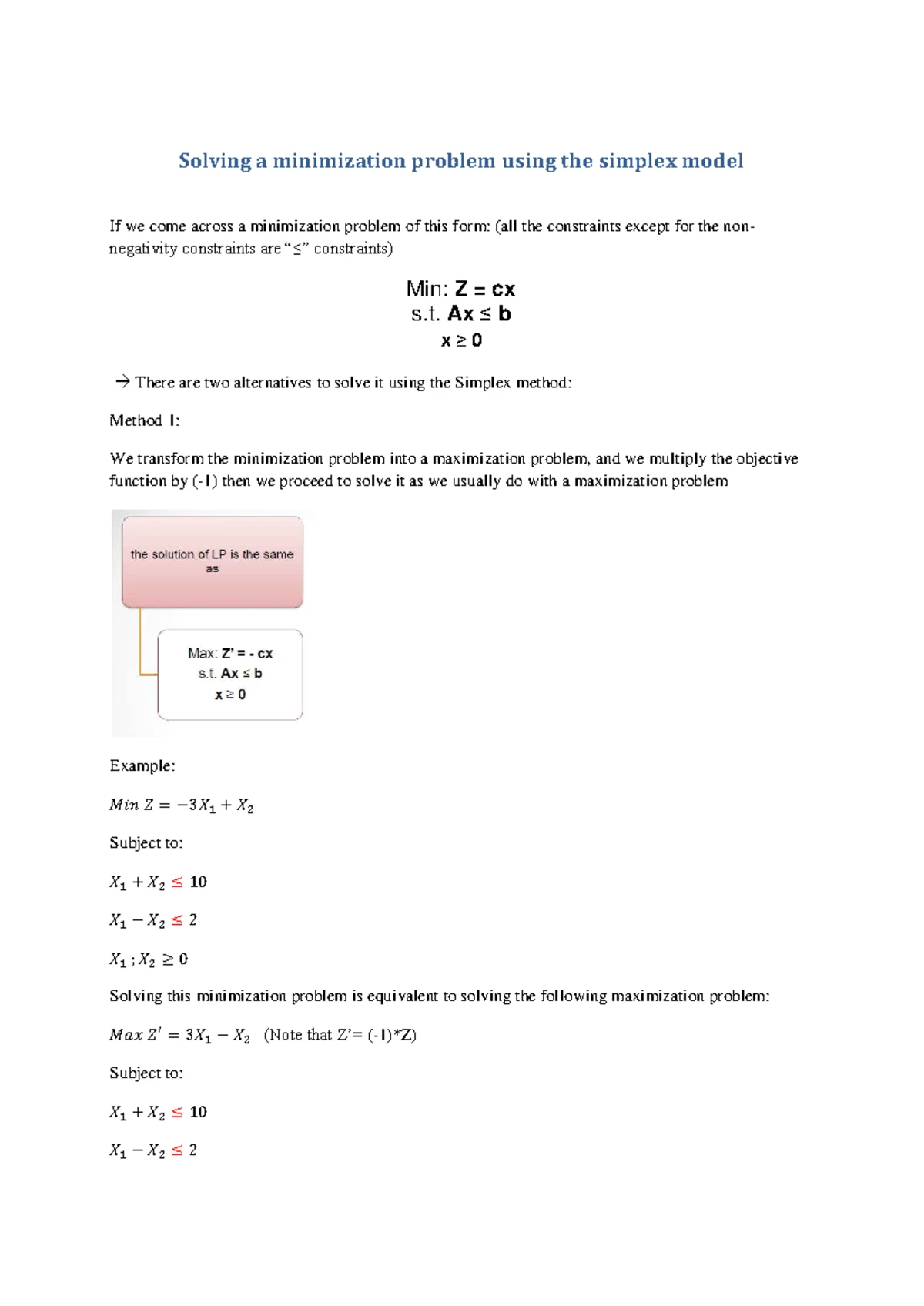 Tutorial 3: Graphical LP Solutions and Problem Analysis - Studocu