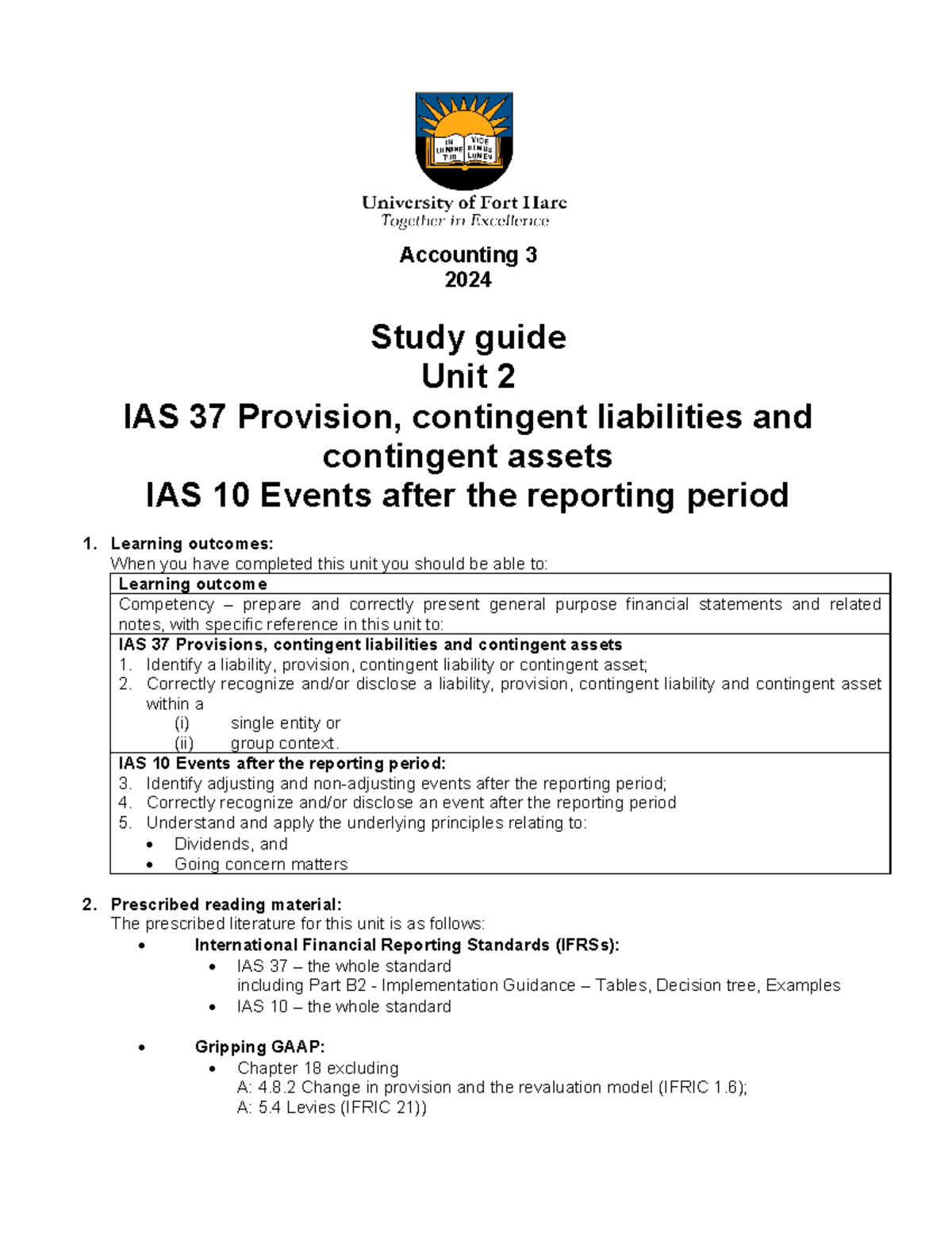 Unit 2 full handout 2024 - IAS 37-19 & 10pdf 4 250227 013538 ...