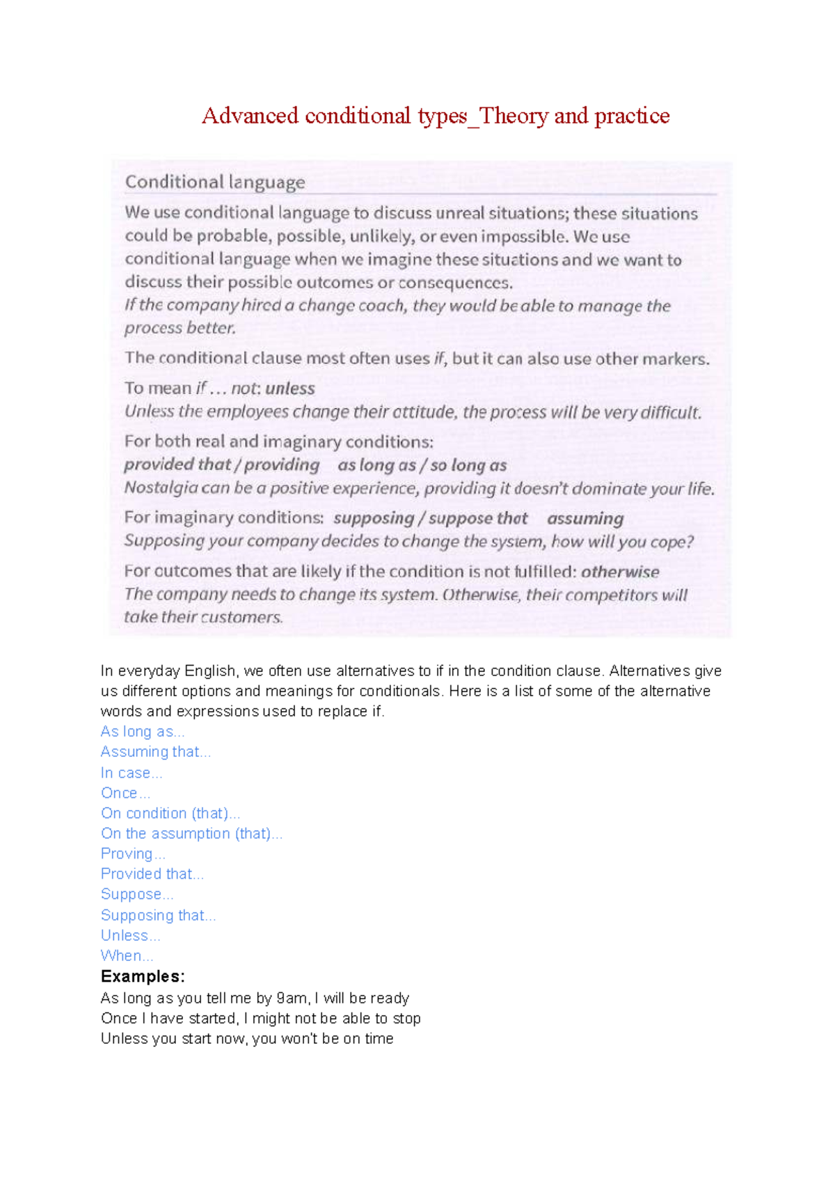 Advanced Conditional Types: Theory & Practice Guide - Studocu