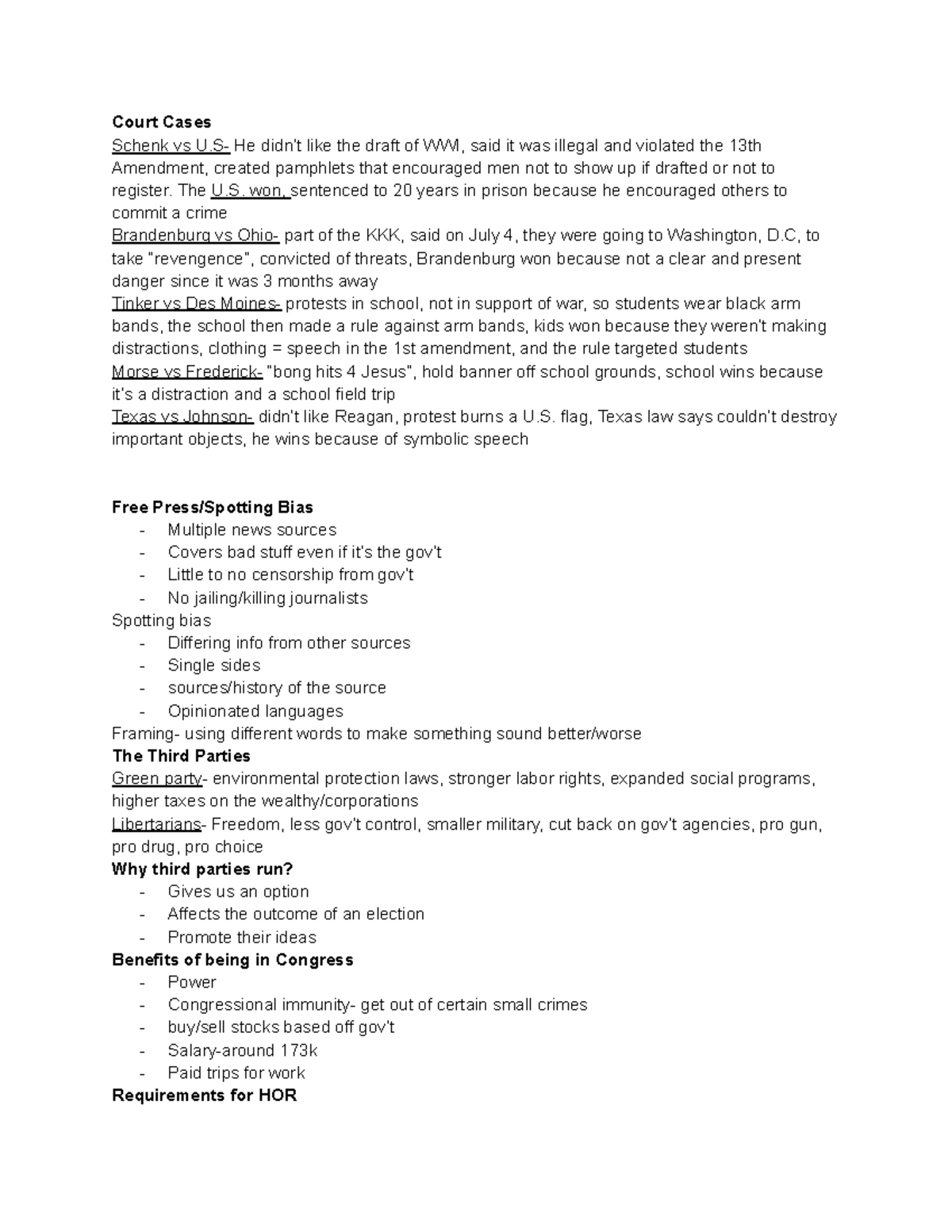 Government & Legislative Branch Overview: Roles, Requirements ...