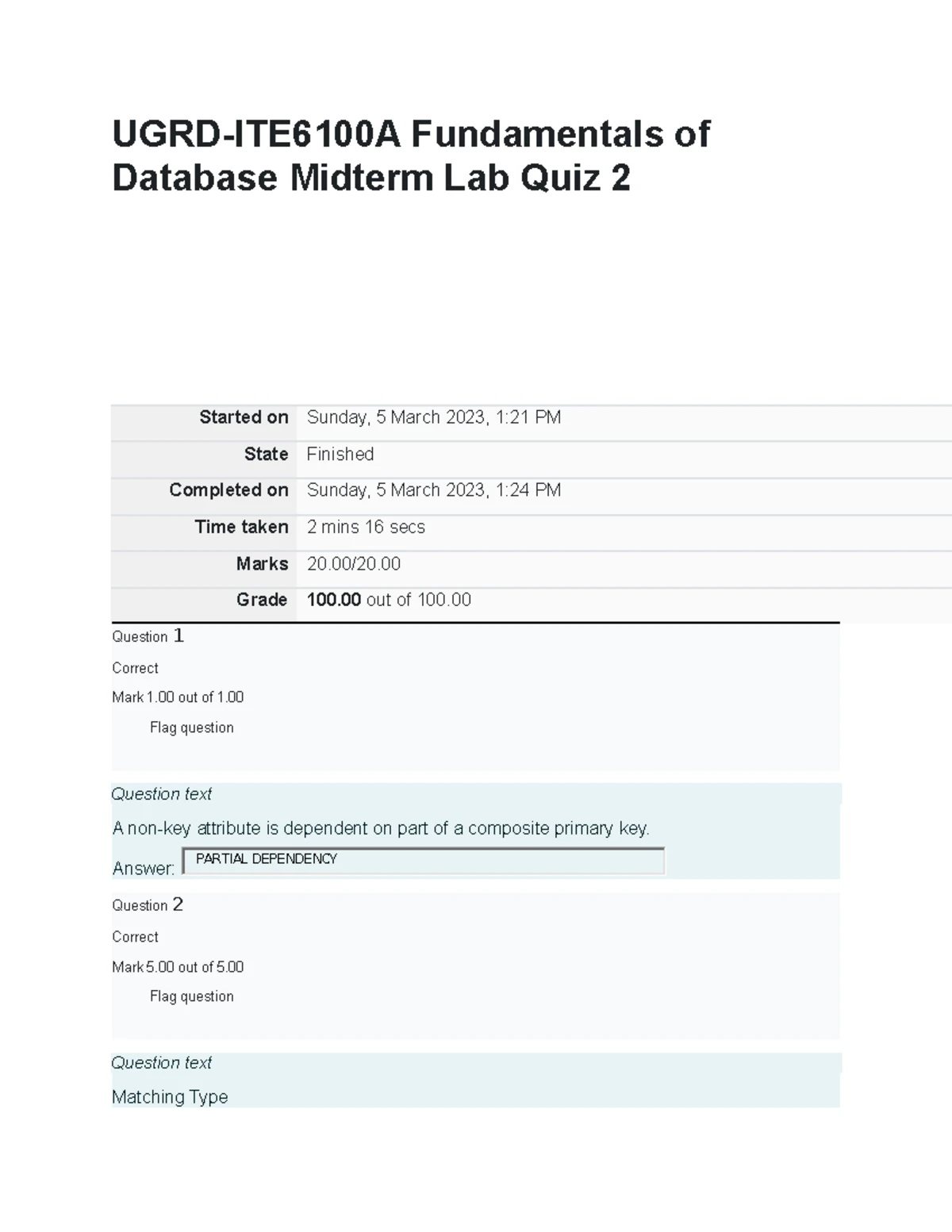 Fundamentals of Database Concepts and Management Systems - Studocu