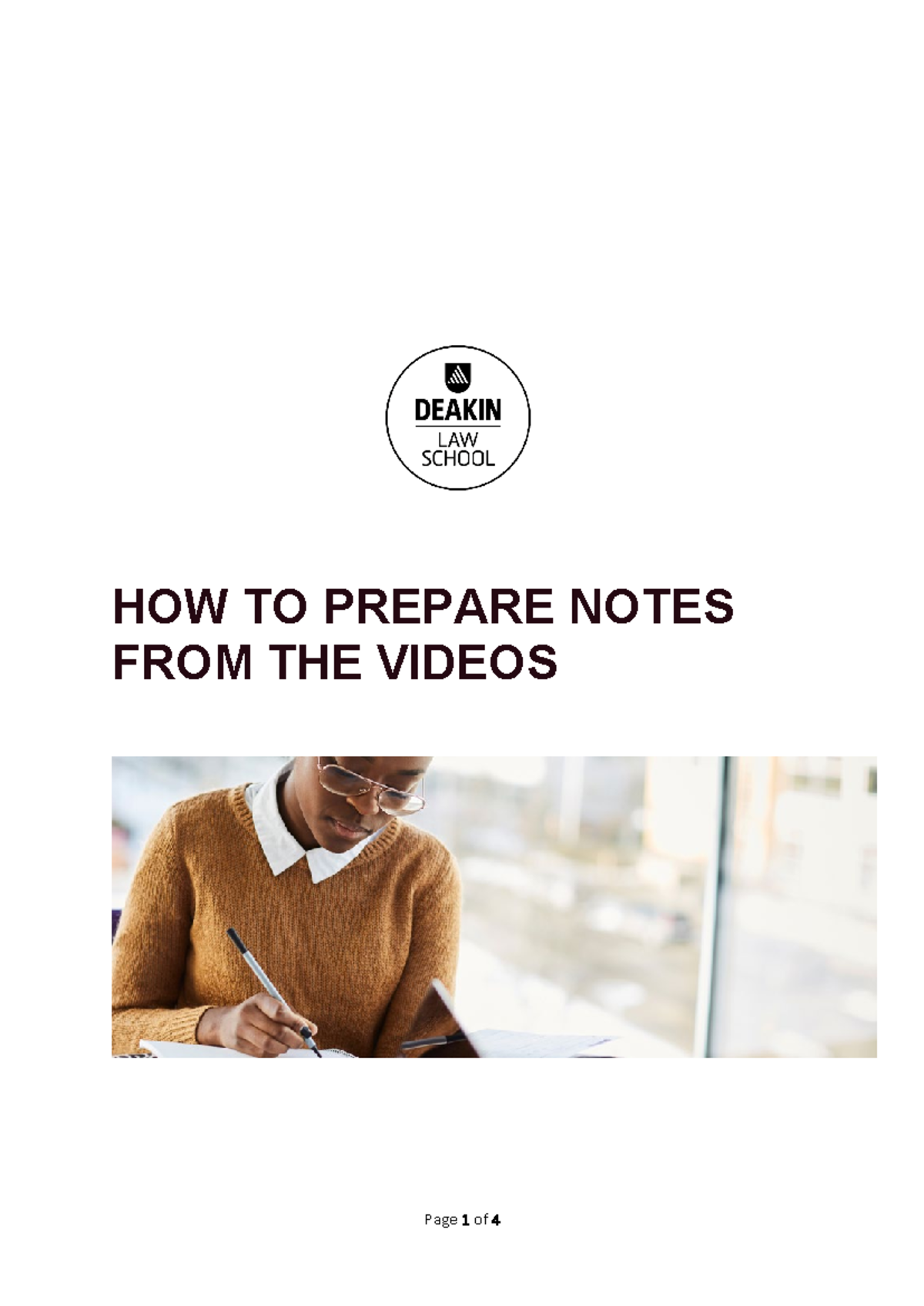 Guide to Note-taking from Videos - HOW TO PREPARE NOTES FROM THE VIDEOS ...