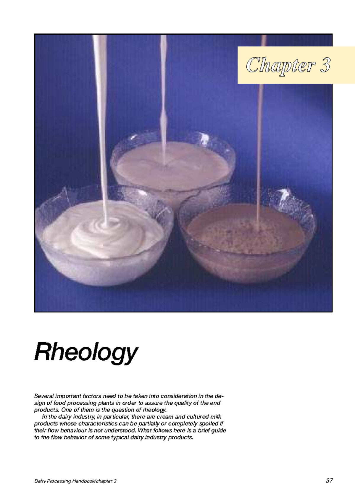 Dairy Processing 3: Understanding Rheology in Food Design - Studocu