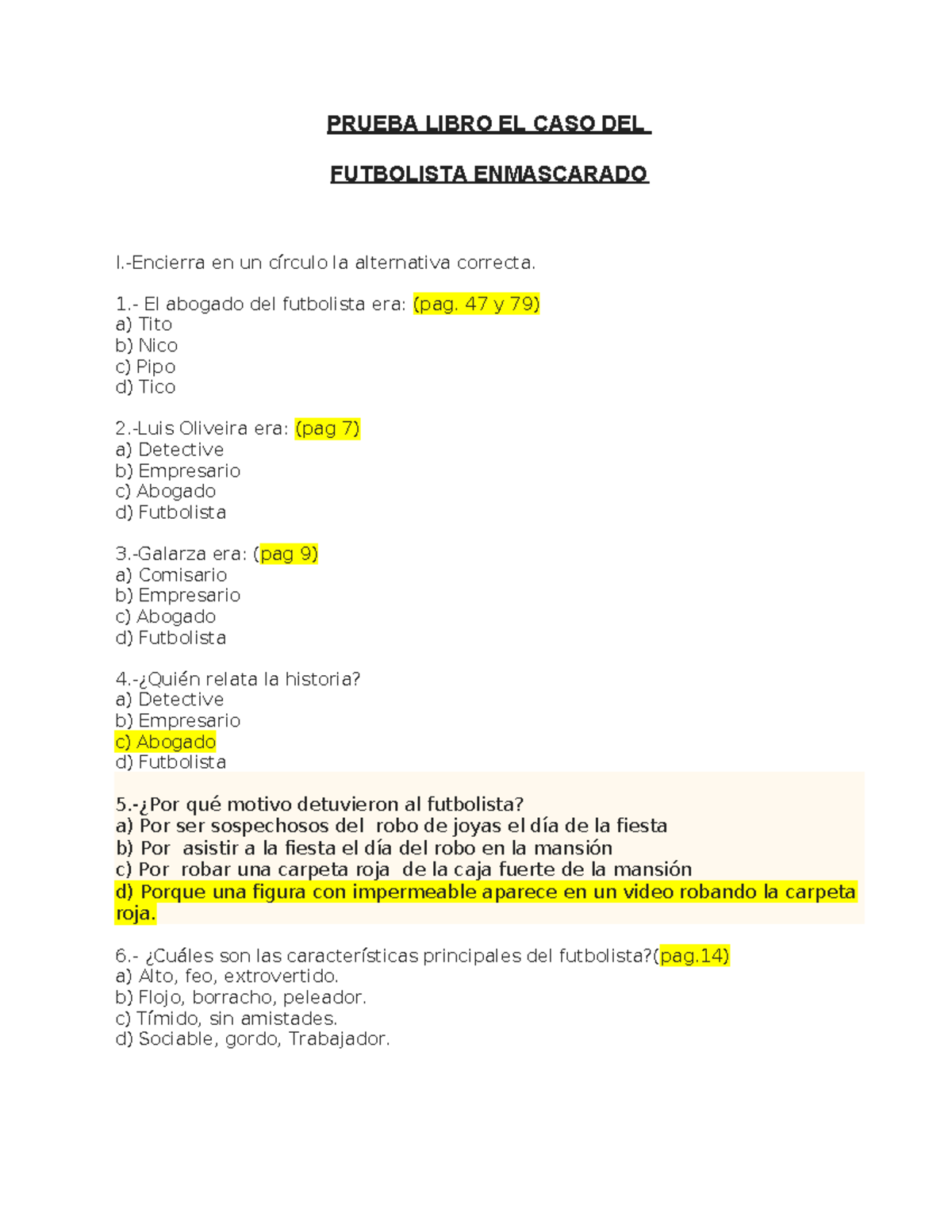 Prueba: El Caso del Futbolista Enmascarado (PRUEBA) - Document Preview