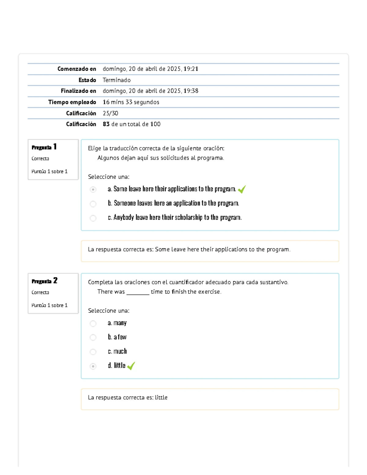 UVEG ENGLISH II ASSIGNMENT 6: UNIT 3 EXERCISES & ANALYSIS - Studocu