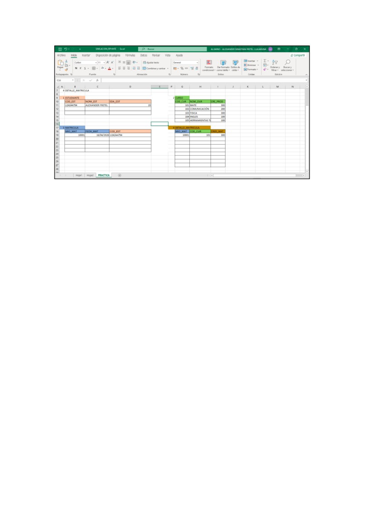 Tablas Excel - Database SQL - Base de Datos - erchis 0 WeEtw DHpOUGO b ...