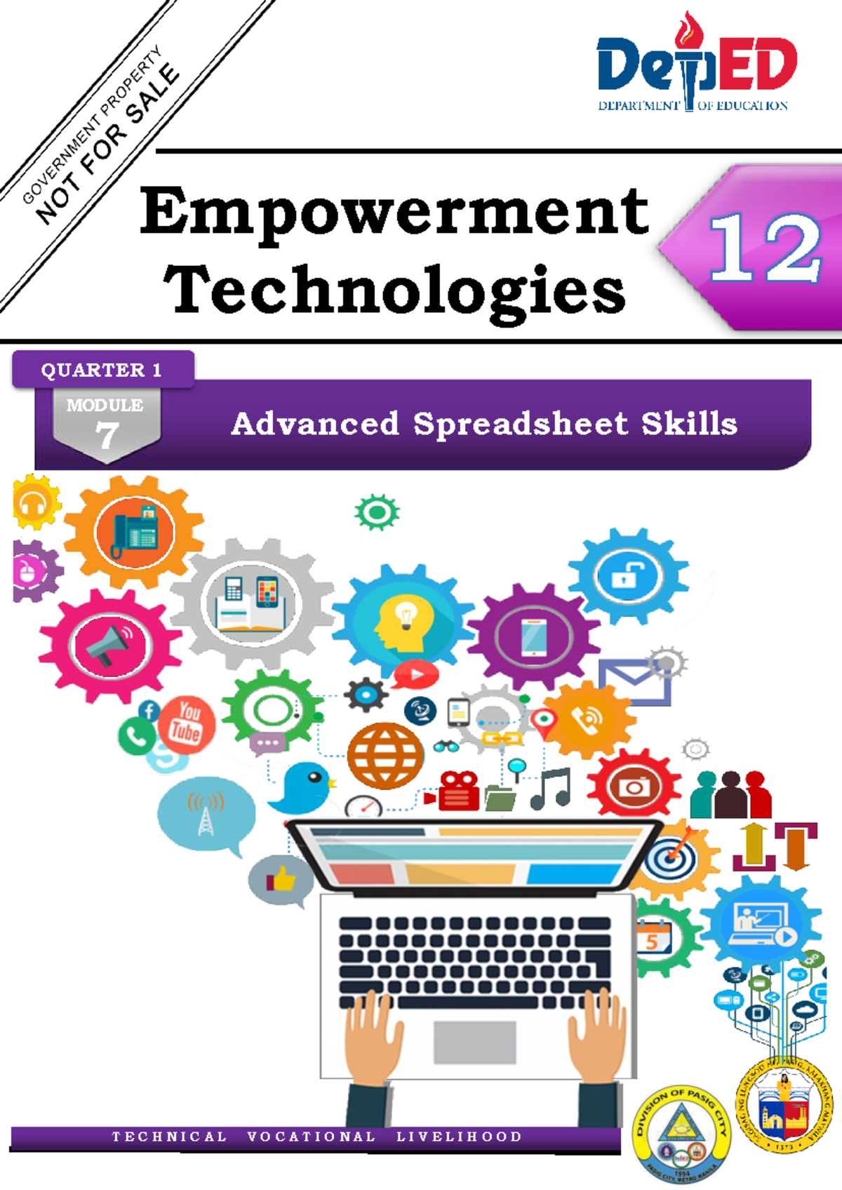 TVL Empowerment Technologies - Q1 Module 7: Advanced Spreadsheet Skills ...
