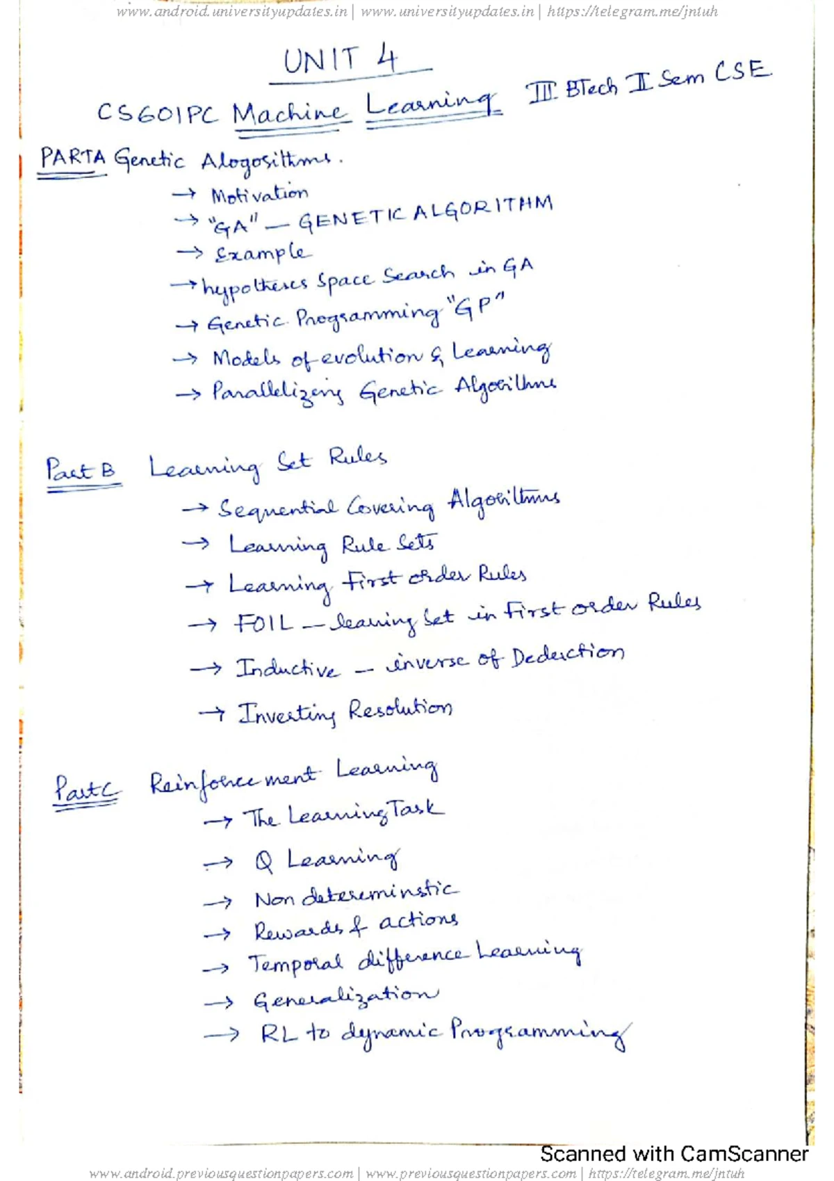 Machine Learning (ML) Unit 1: Introduction to Concepts and Algorithms ...