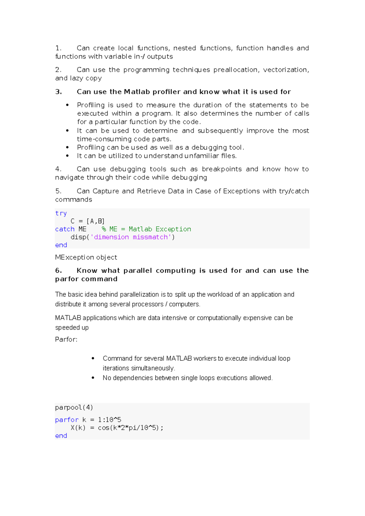 Learning Goal 03 Matlab Programming - Can create local functions ...