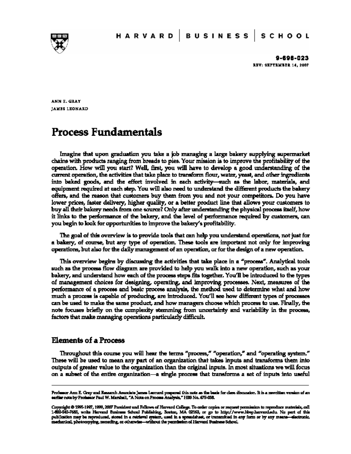 Process Fundamentals: SMT Case Study Week 2 Analysis and Insights - Studocu