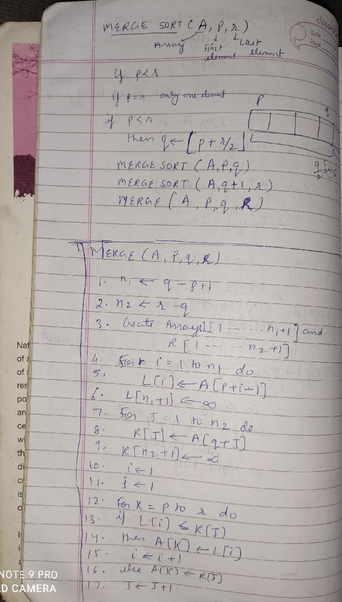 DAA UNIT 2&3 - Unit 2 and 3 notes - meRE soRT CA, P, Date Ao Hhs lunent ...