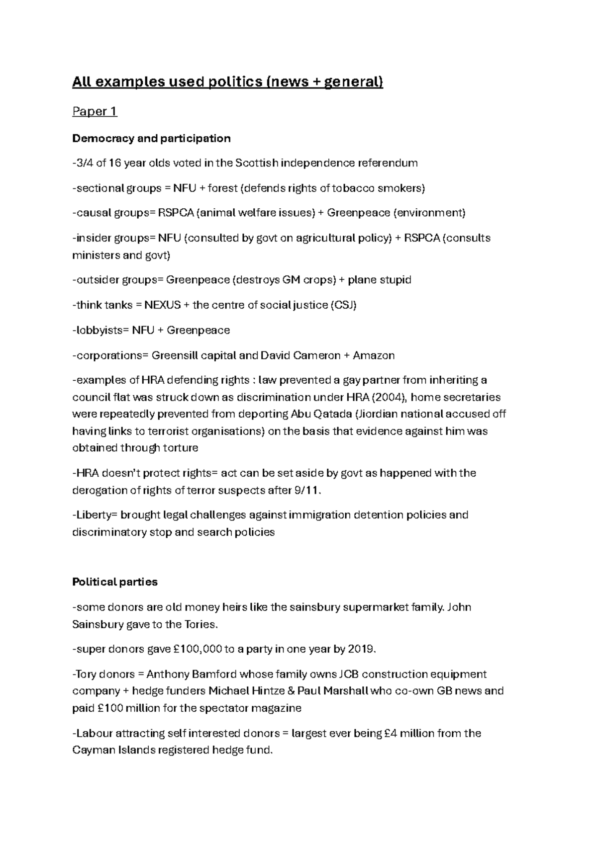 Politics Examples: Democracy, Participation, and Influential Groups in ...