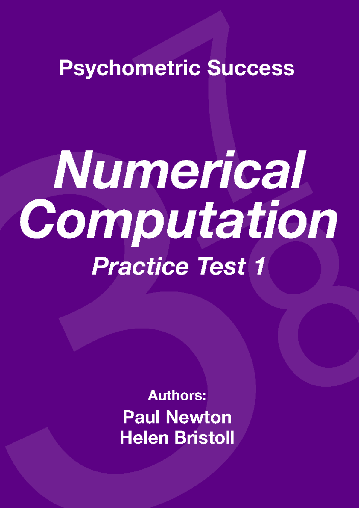 Psychometric Success: Numerical Ability Computation Practice Test 1 ...