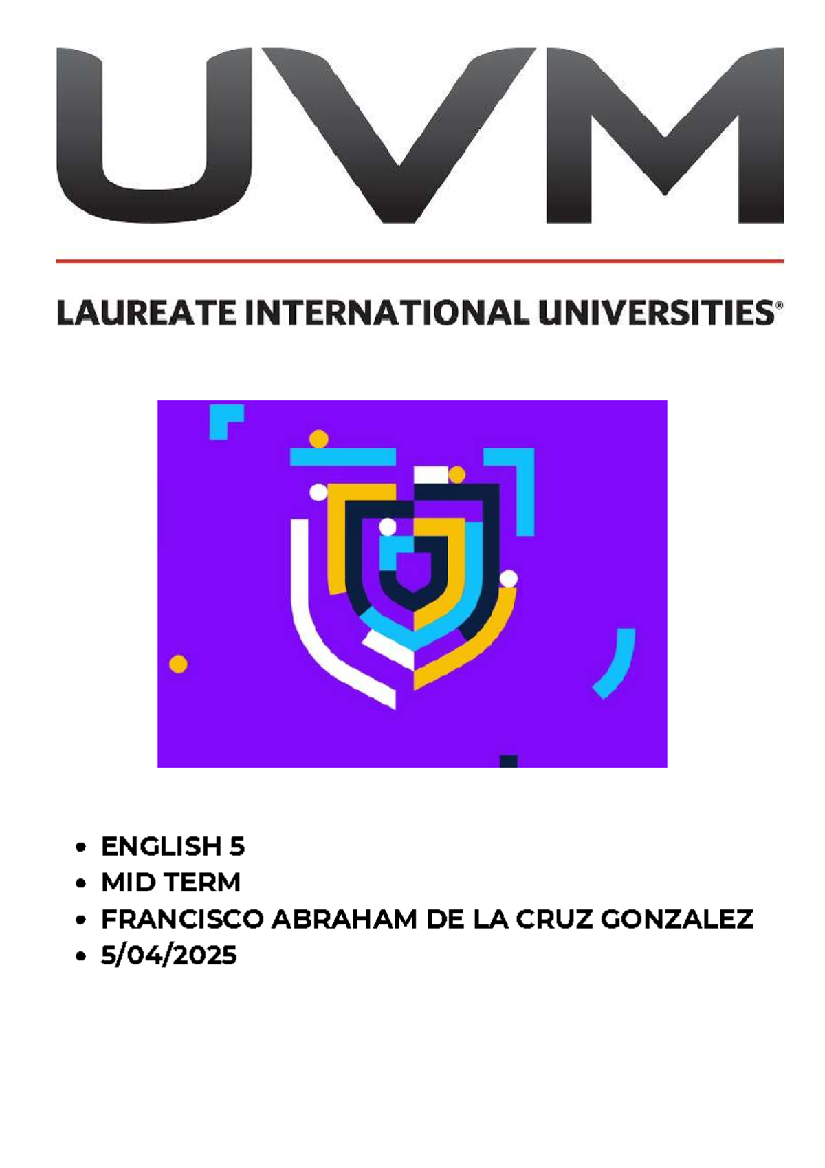 MID TERM FADG - GGGH - Ingenieria de Servicio - ENGLISH 5 MID TERM ...