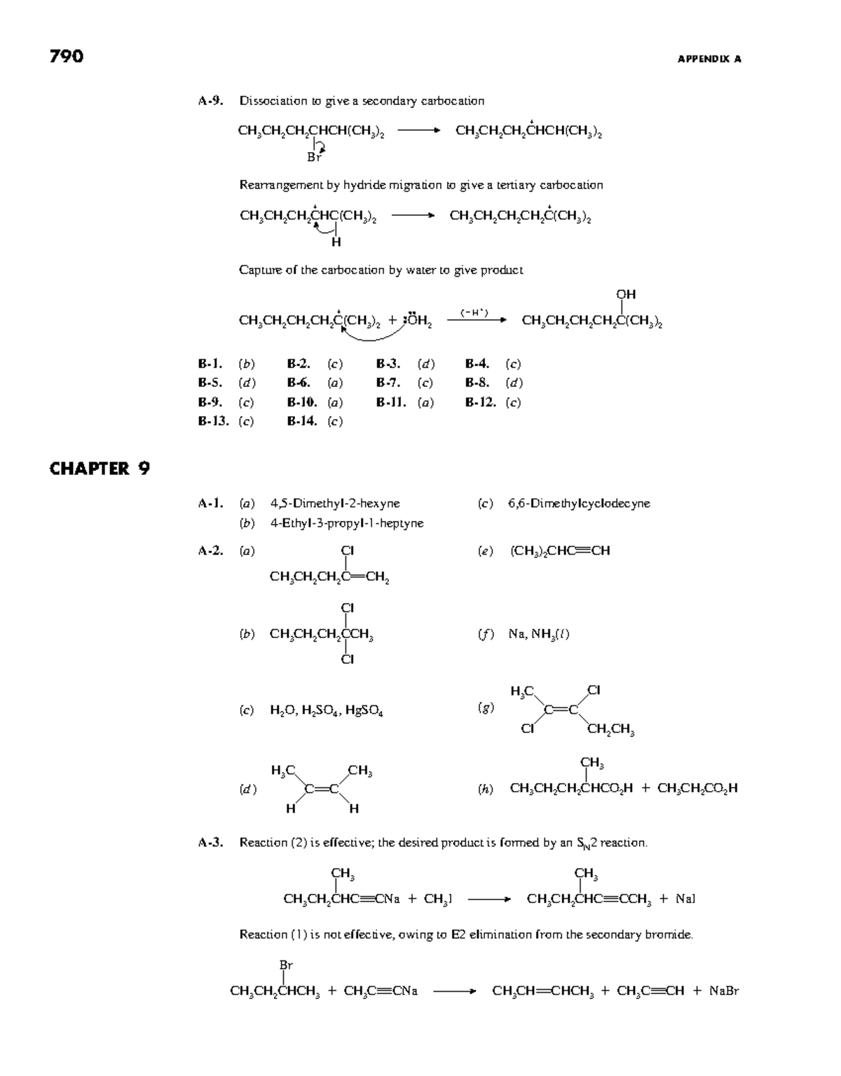 790 Organic Chemistry 4th Ed: Carbocation Rearrangement & Reactions ...