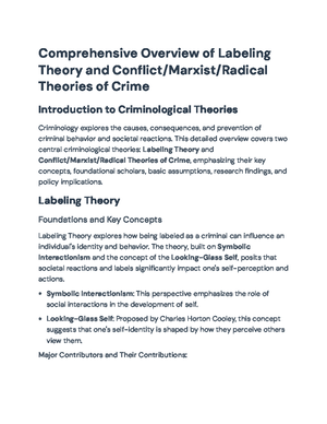 Social Structure Theories of Crime: Insights and Implications - Social ...