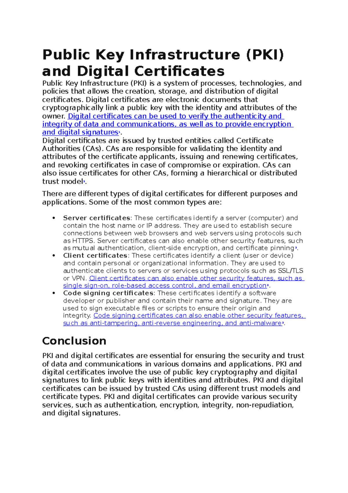 Public Key Infrastructure (PKI) and Digital Certificates - Public Key ...