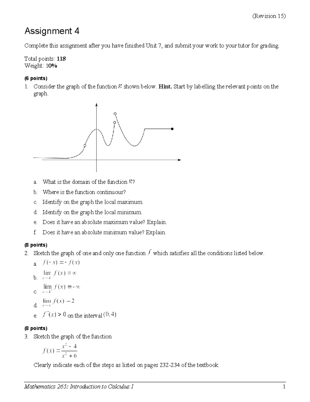 Assignment 04 - learn from these - (Revision 15) Assignment 4 Complete ...
