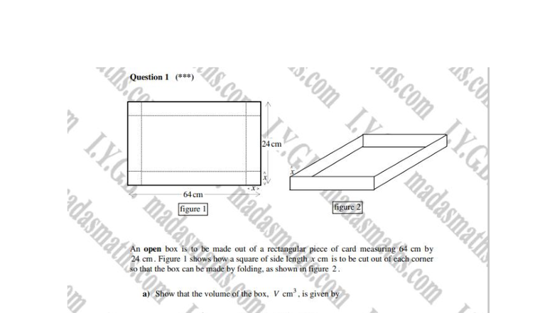Itmta 1-44 Optimization of a Cuboid Storage Container - Studocu