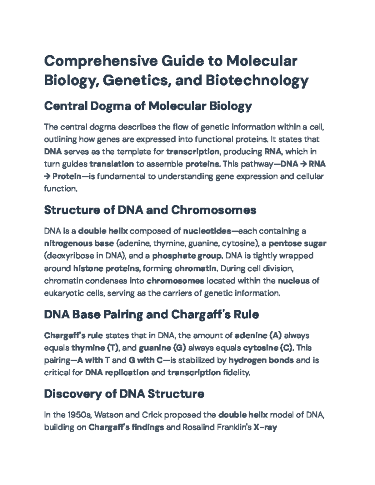 Comprehensive Guide to Gene Regulation and Biotechnology Techniques ...