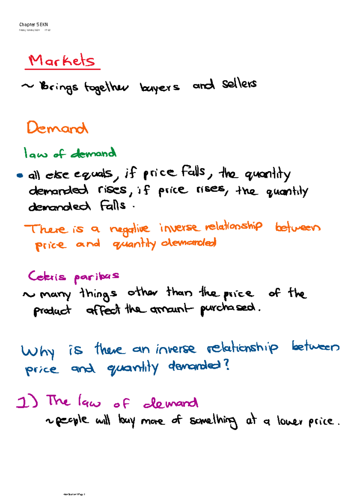 CH 5-Notes on Chapter 5 - EKN 110 - Chapter 5 EKN Friday, 10 May 2024 ...