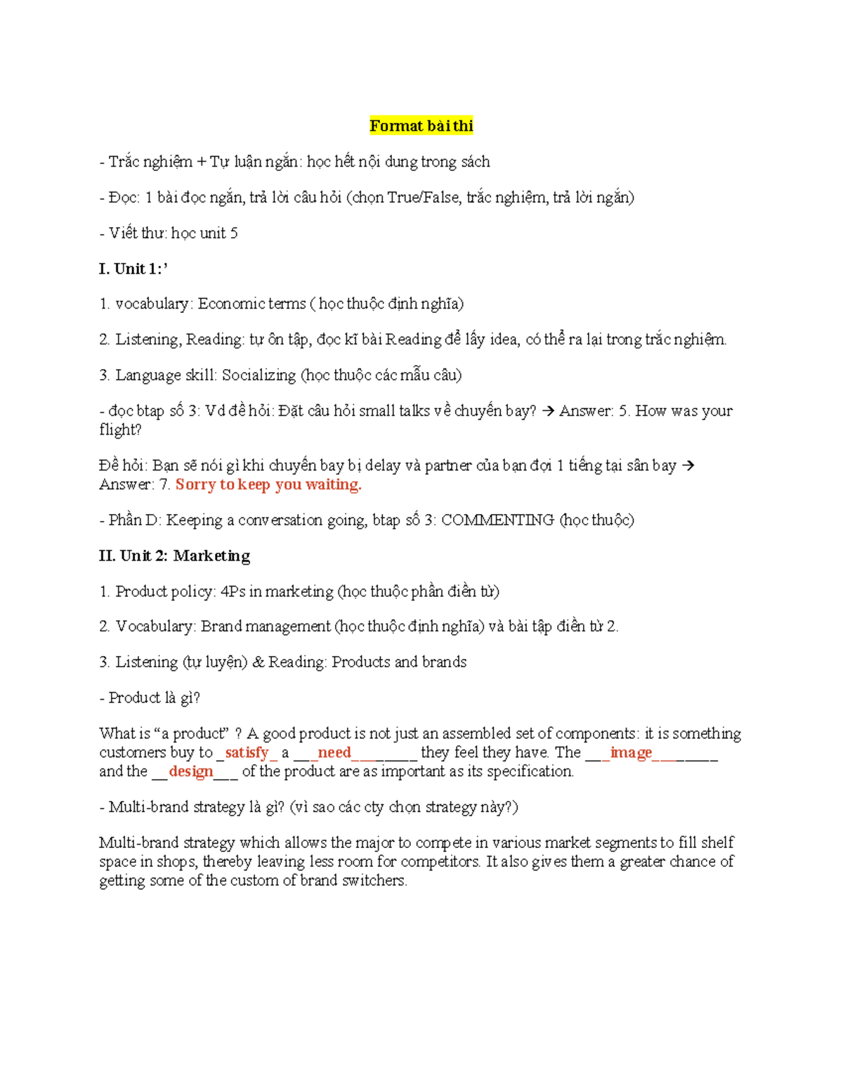 Final Exam Revision for TAKD: Key Topics and Tips - Studocu