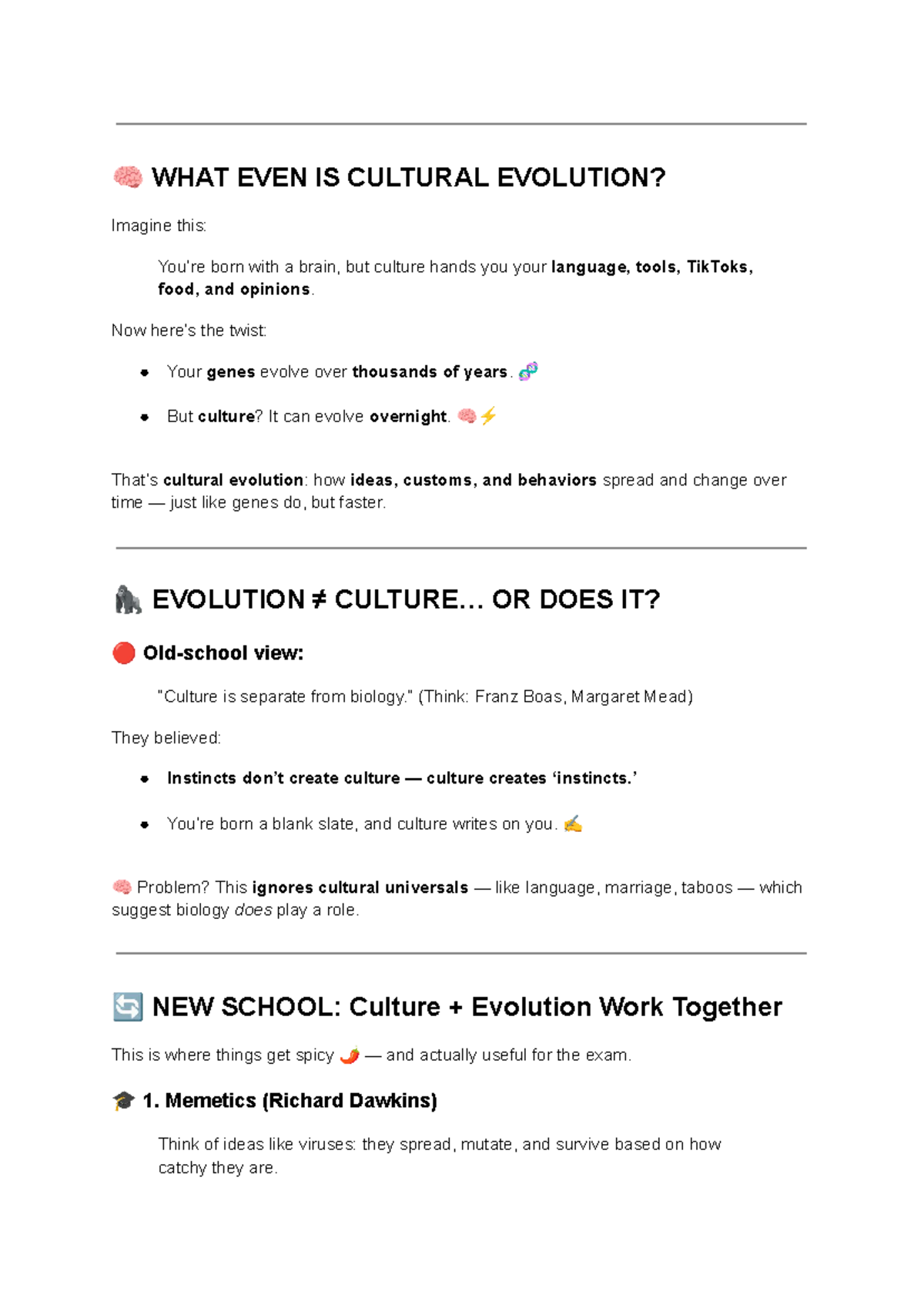 3228 Final Exam Review: Cultural Evolution and Language Dynamics - Studocu