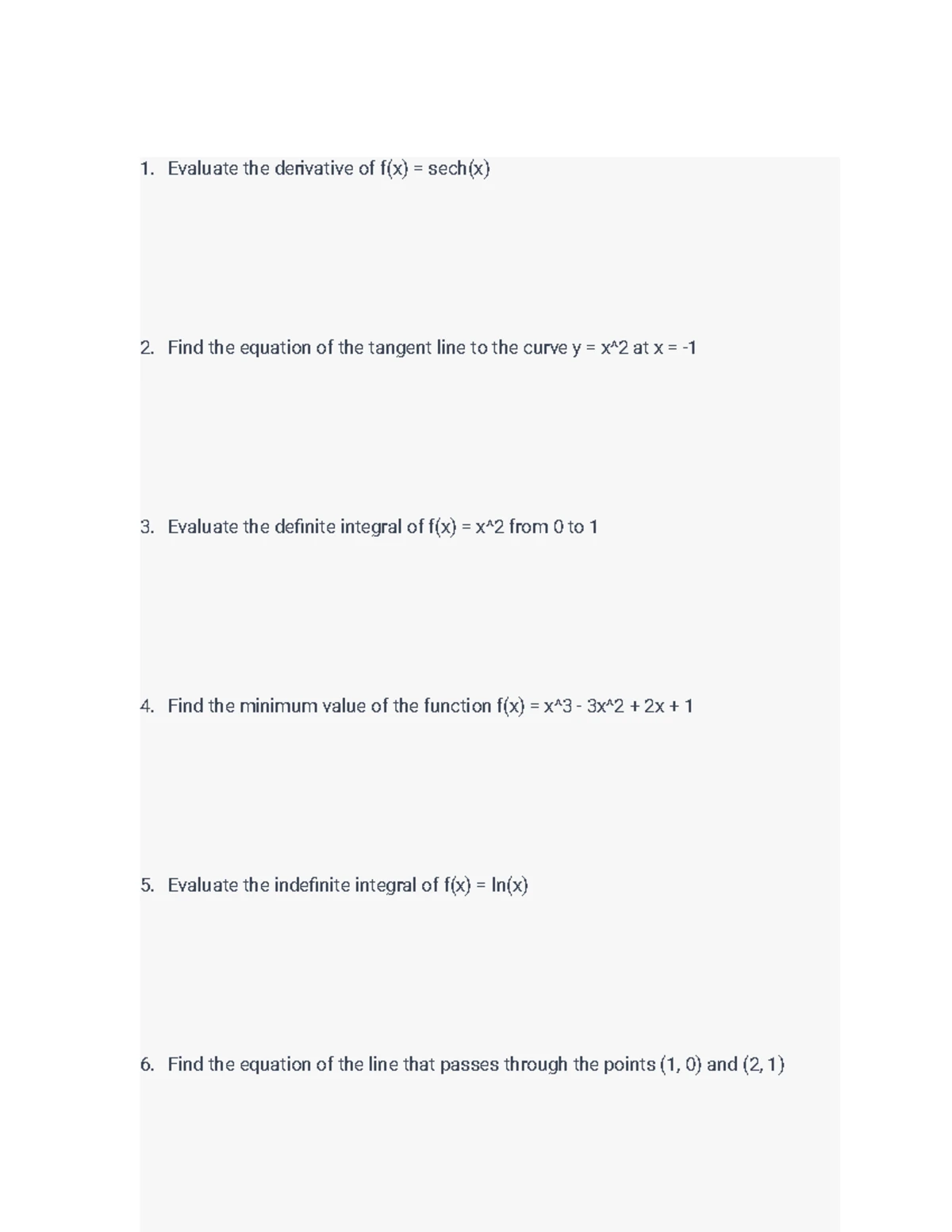 MATH 150 Final Exam Style Questions and Sample Problems - Studocu