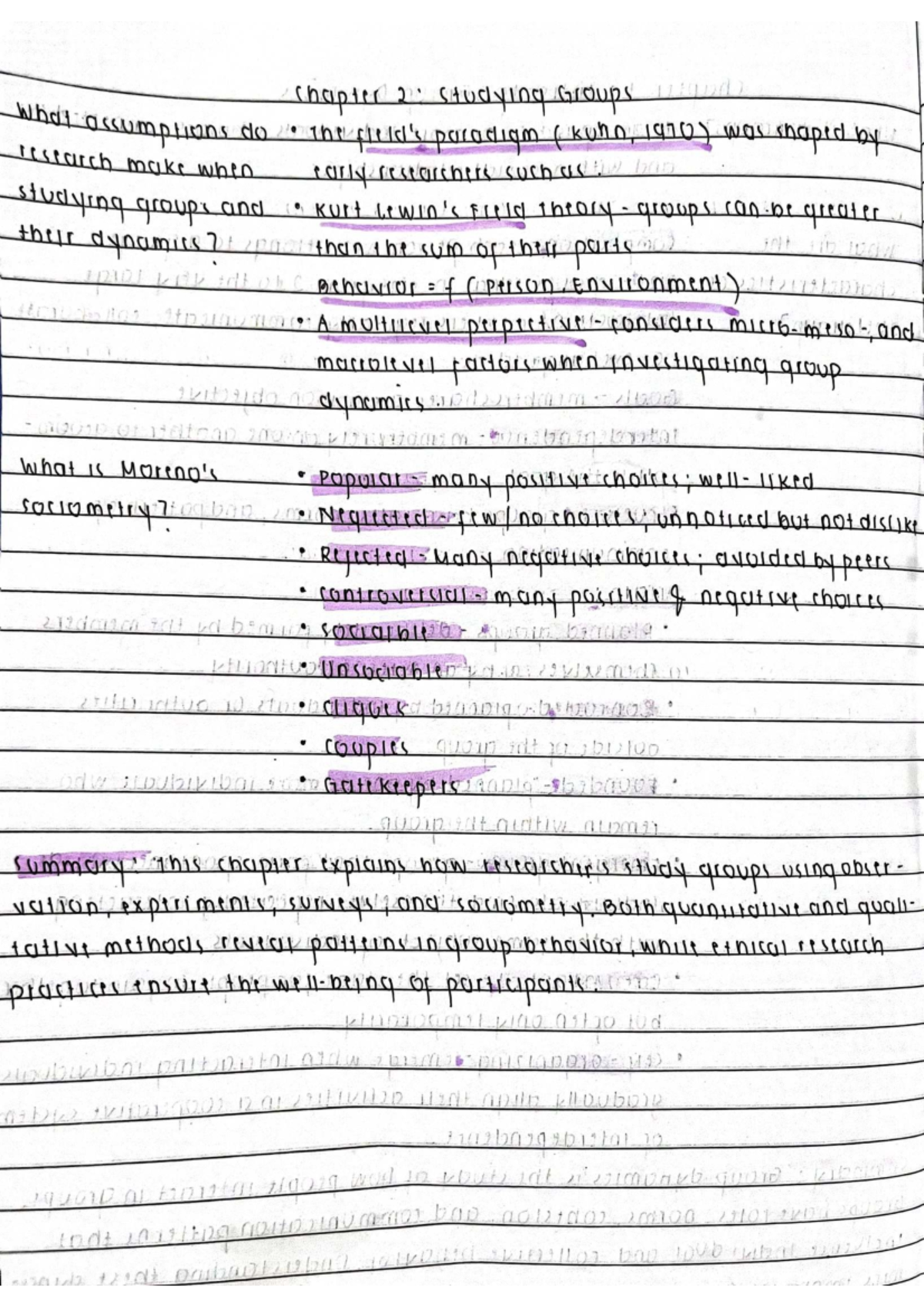 Groupdy 2 - Chapter 2: Understanding Group Dynamics and Research ...