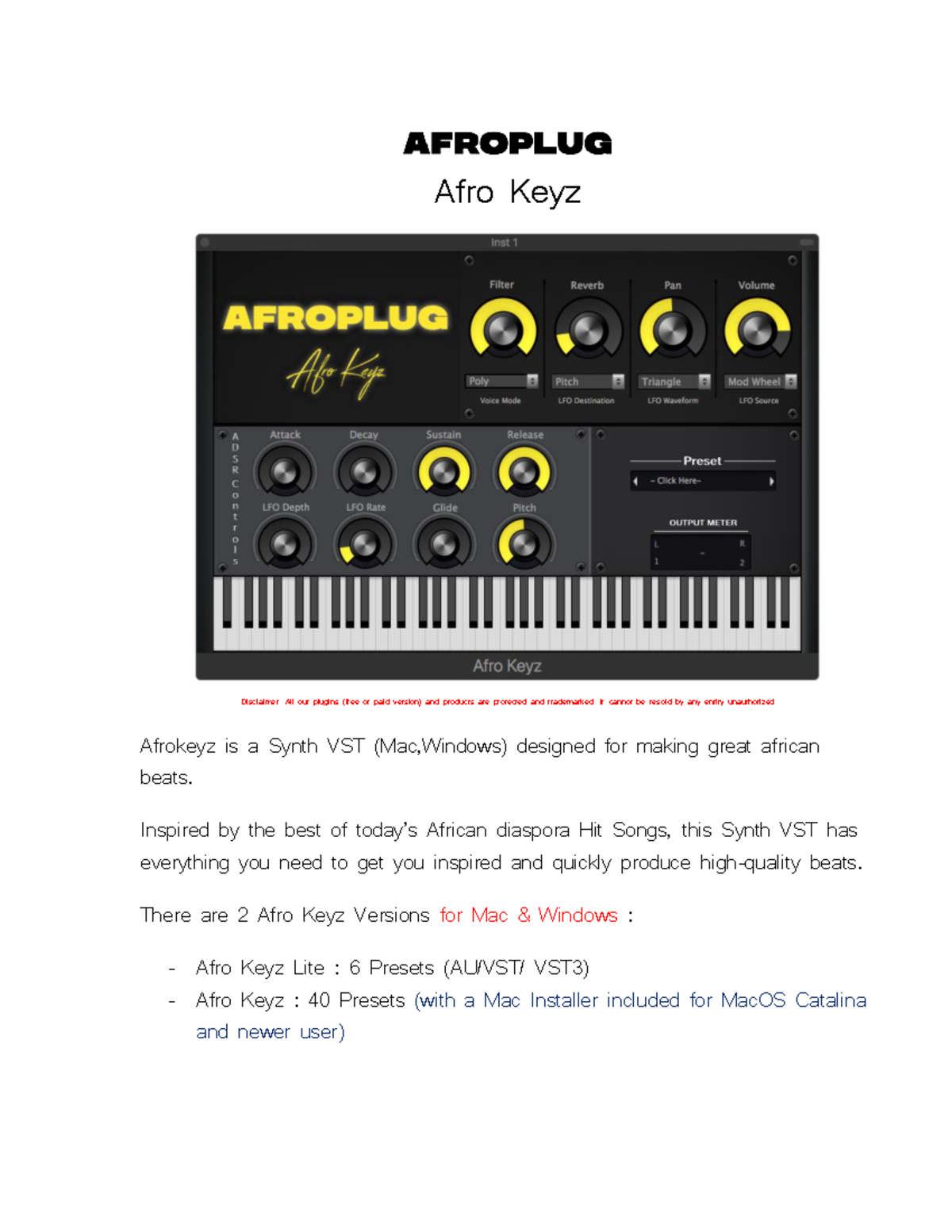 Afro Keyz VST Installation Guide: Mac & Windows Setup Instructions ...