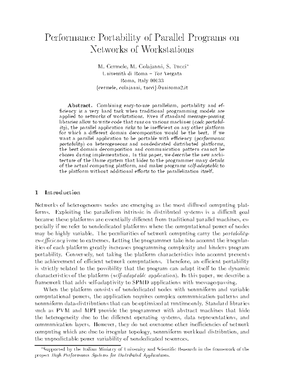 Performance Portability in Parallel Programming: The Dame Framework ...