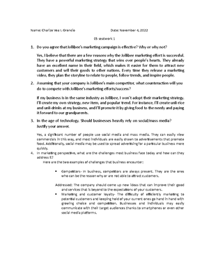 STS Task Performance - STS - STS Task Performance Reflection Our lives ...