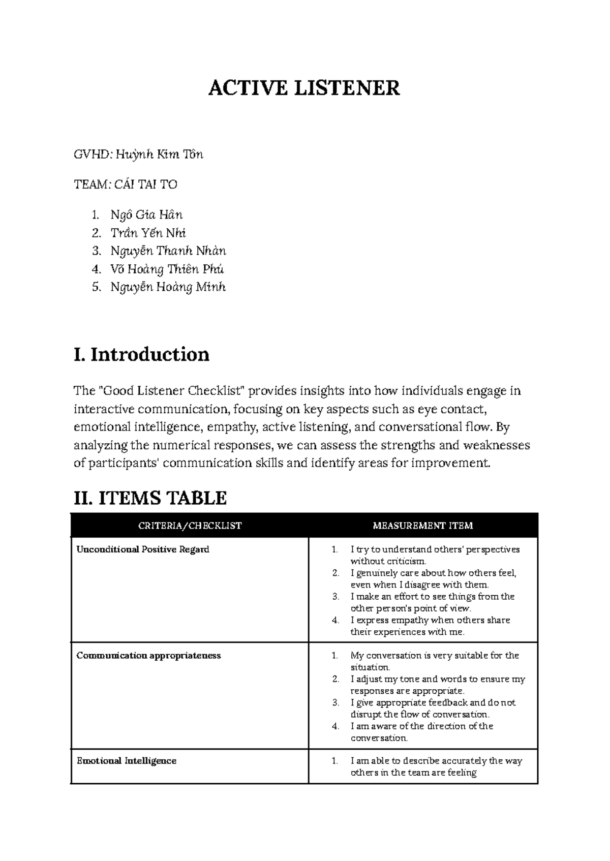 ACTIVE LISTENER GVHD: Insights on Communication Skills & Improvement ...