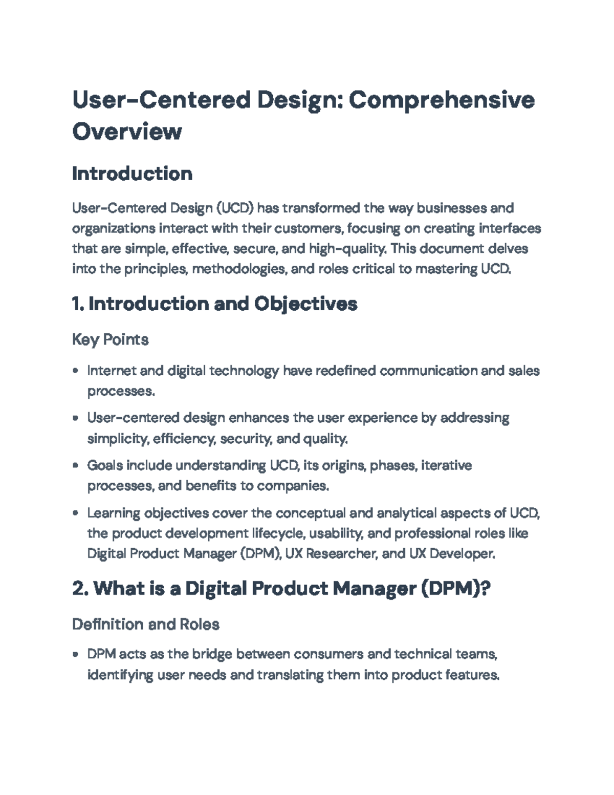 User-Centered Design (UCD): Principles and Roles in Digital Products ...