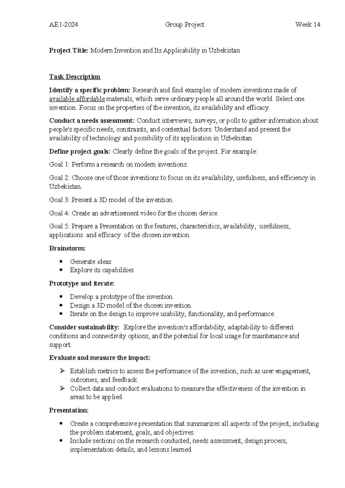 Project AE1 - Practice material - AE1-2024 Group Project Week 14 ...