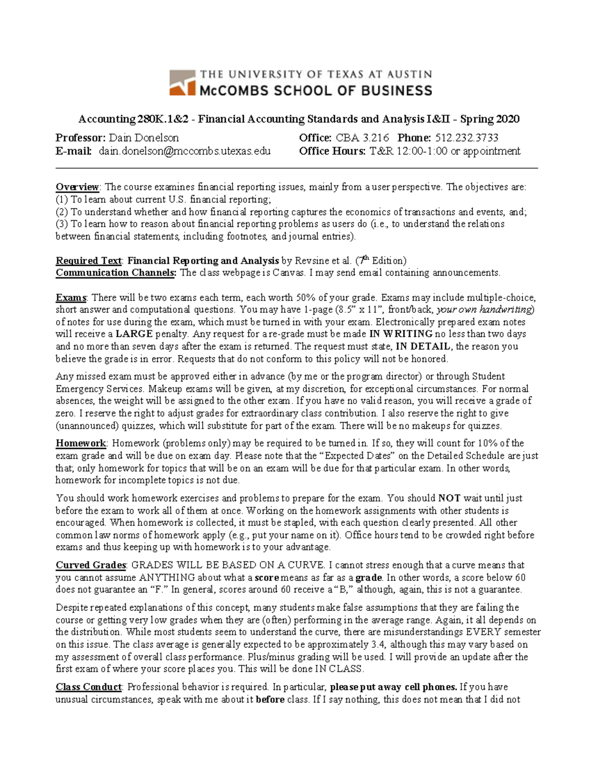 ACC 280K-MSF: Financial Accounting Standards Overview - Sp 2020 - Studocu