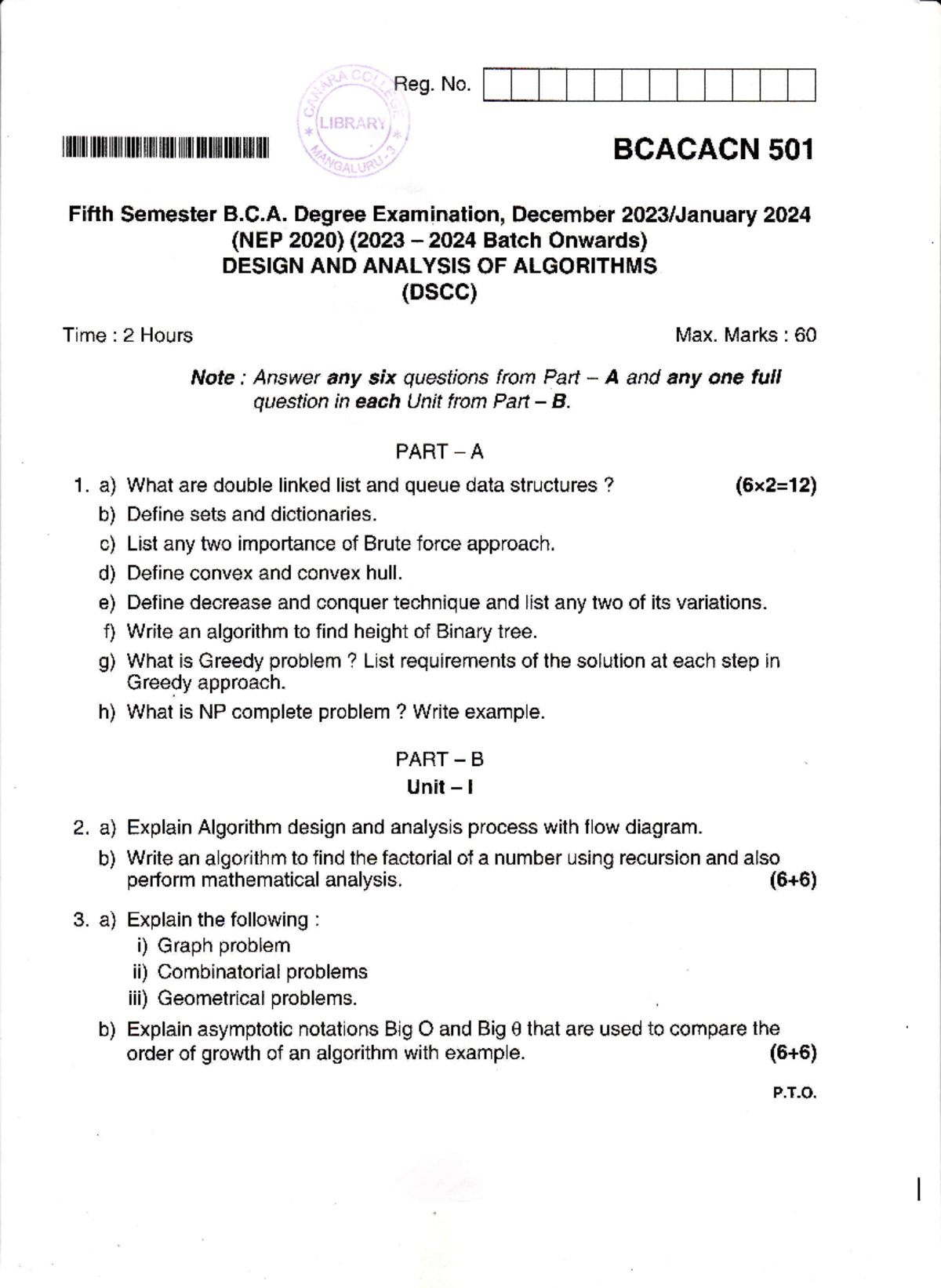 DOC-20240915-WA0021 - Question paper - Reg. l, rr,i. - Studocu