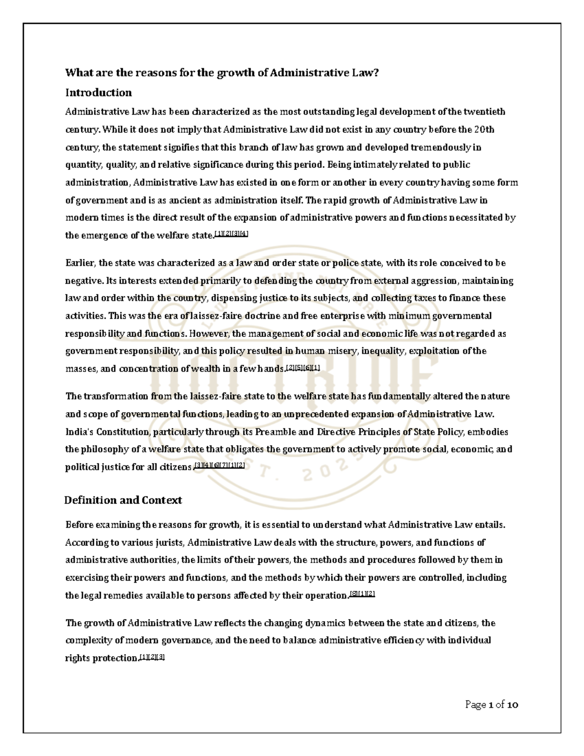 Reasons for the Growth of Administrative Law: An In-Depth Analysis ...